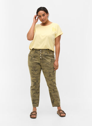 Tettsittende bukser med kamuflasjemønster, Camouflage, Model image number 2