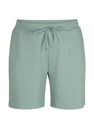 Shorts i modalblanding med lommer, Chinois Green, Packshot