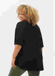 Treningsgenser med korte ermer, Black, Model