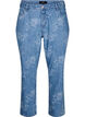 Mille jeans med blomstertrykk, Blå, Packshot image number 0