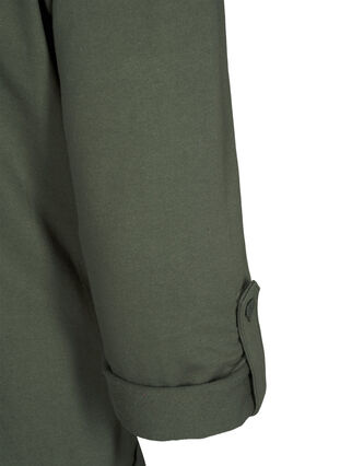 Zizzi Ballongkjole med lommer, Grønn, Packshot image number 3