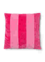 Stripete putetrekk i velur, Fandango Pink Comb
