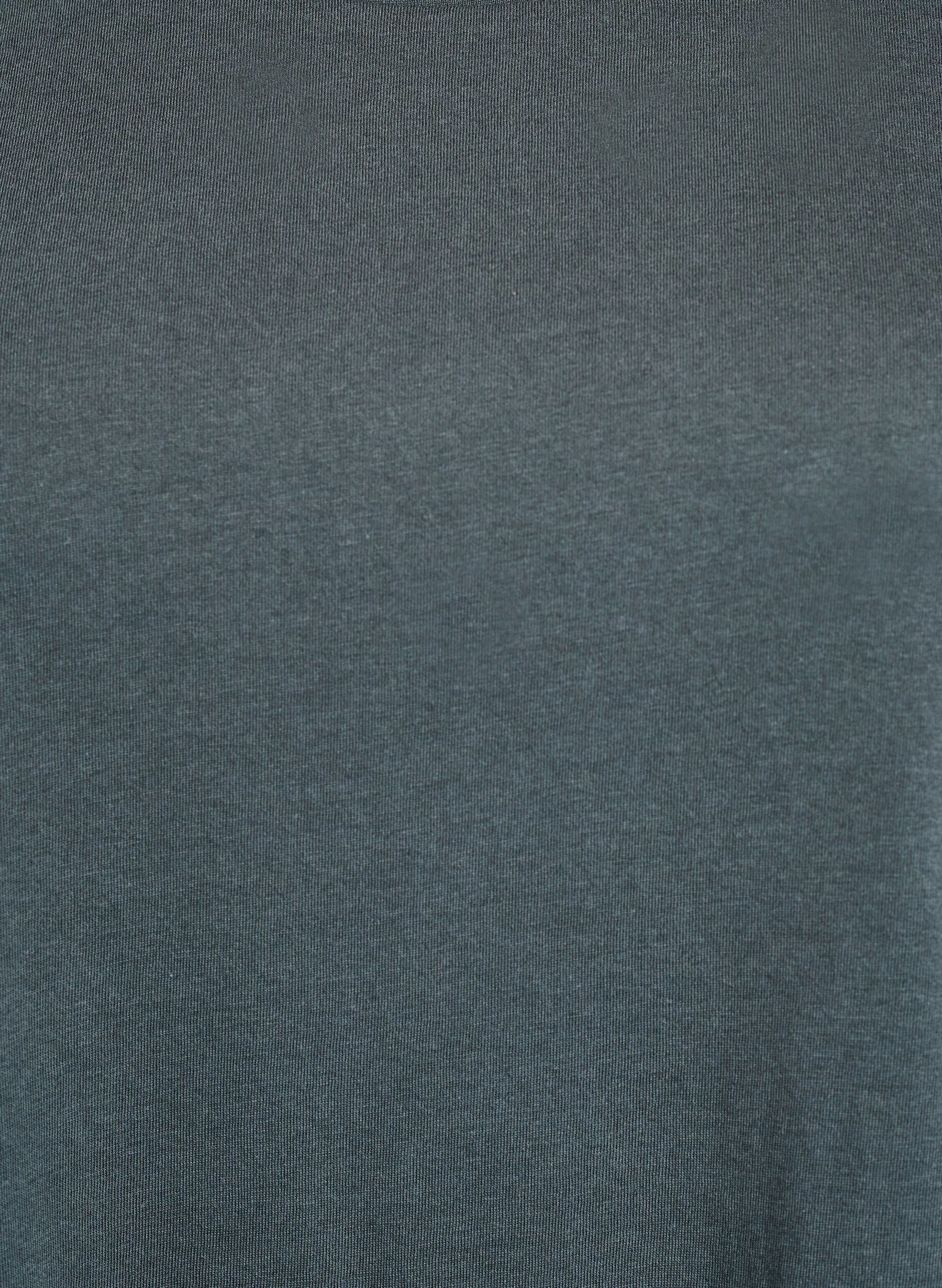 Zizzi Kortermet T-skjorte i bomullsblanding, Gr&oslash;nn, Packshot image number 2