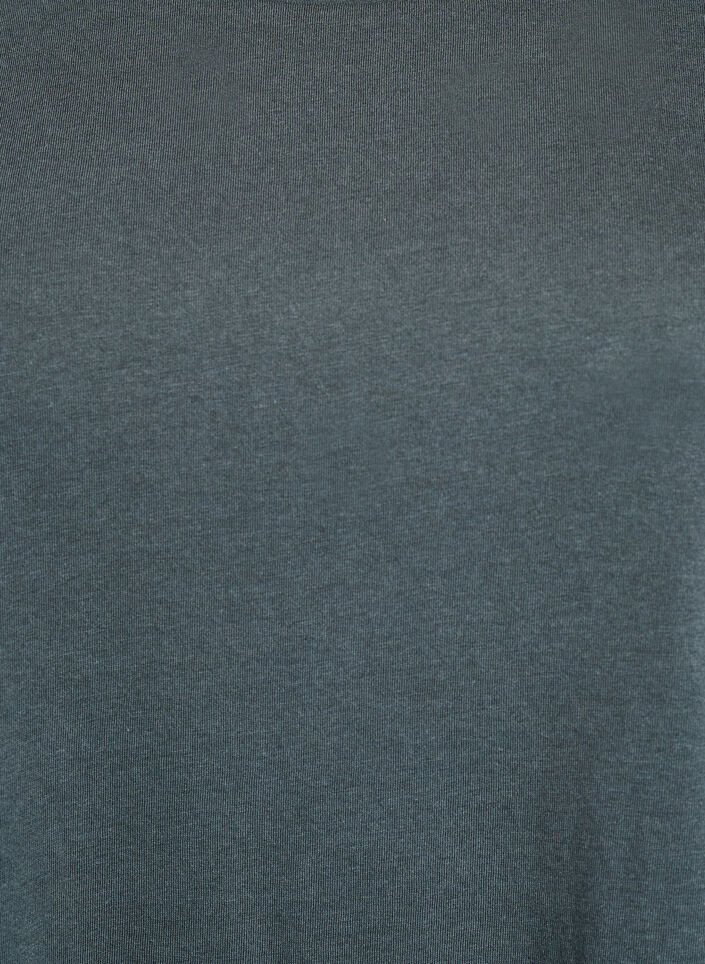 Kortermet T-skjorte i bomullsblanding, Gr&oslash;nn, Packshot image number 2