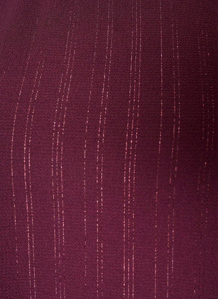 Bluse med glitter, R&oslash;d, Packshot image number 2
