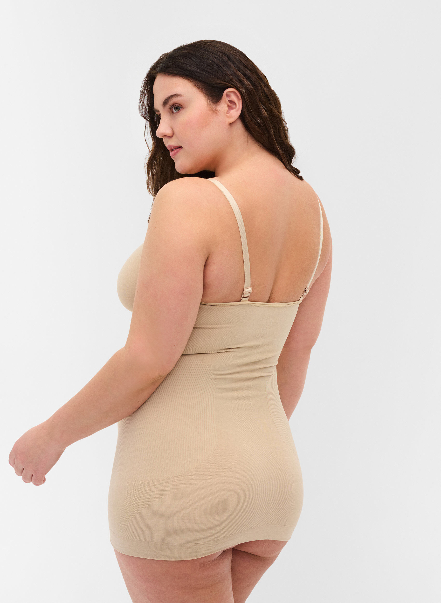 Zizzi Shapewear stroppetopp, Beige, Model image number 1