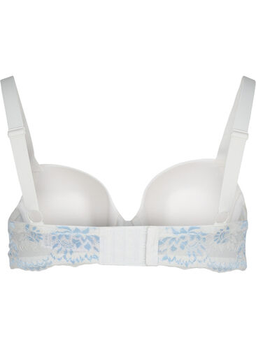 BH med bøyle og blonder, Tofu w. blue, Packshot image number 1