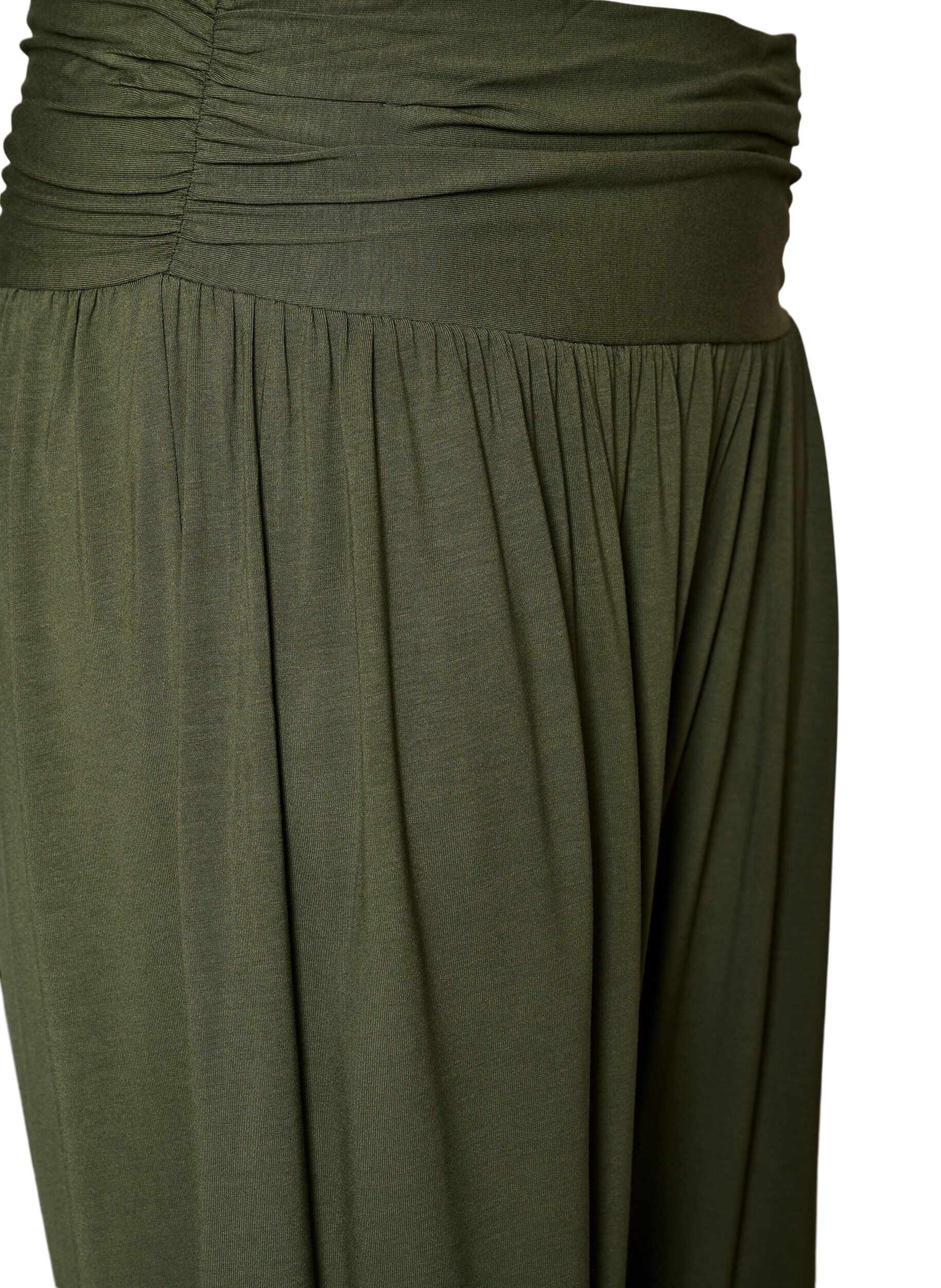 ZizziLoose fit harem-bukser, Gr&oslash;nn, Packshot image number 2