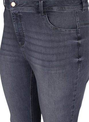 Ekstra slim Amy jeans med høyt liv, Grey Denim, Packshot image number 2