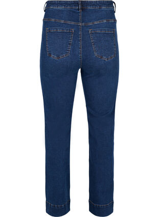 Regular fit Megan jeans med ekstra høyt liv, Blue denim, Packshot image number 1