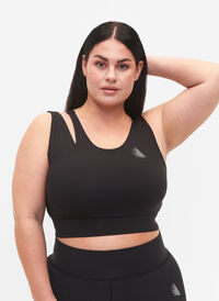 Sports-BH med utskjært parti, Black, Model