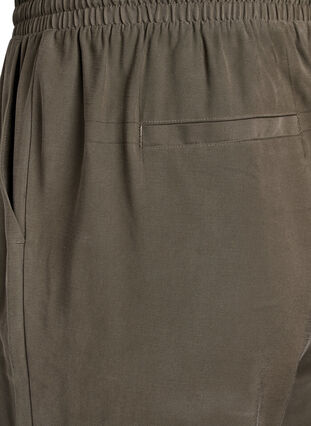 Zizzi FLASH - Viskosebukser med elastisk linning, Grønn, Packshot image number 3