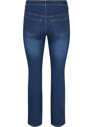 Zizzi Ellen bootcut jeans med høy midje, Blå, Packshot image number 1