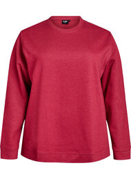 FLASH - Genser med crewneck, Karanda Red Melange