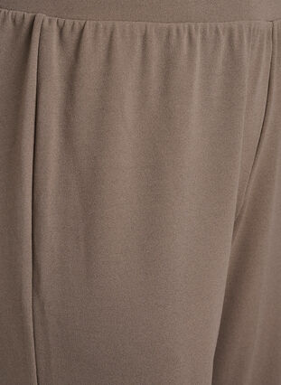 Zizzi Flash – Bukser med rett passform, Beige, Packshot image number 2