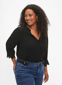 Elastisk belte med lurex, Black, Model
