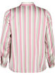 Stripete satengskjorte med krage, Rose Stripe, Packshot image number 1