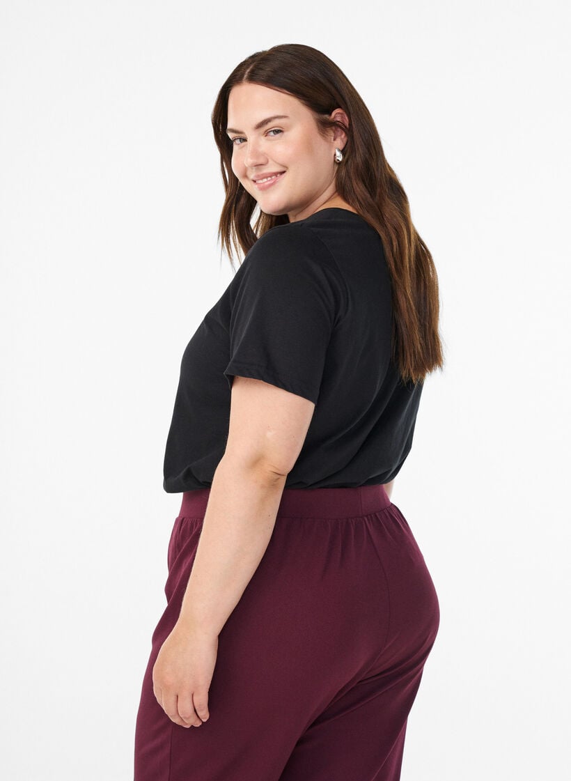 FLASH - T-skjorte med trykk, Svart, Model image number 2