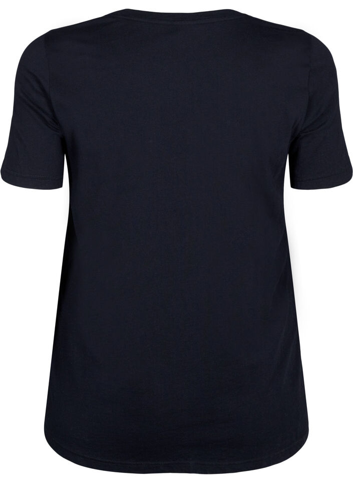 Jule-t-skjorter i 100% bomull, Black w. Wine, Packshot image number 1