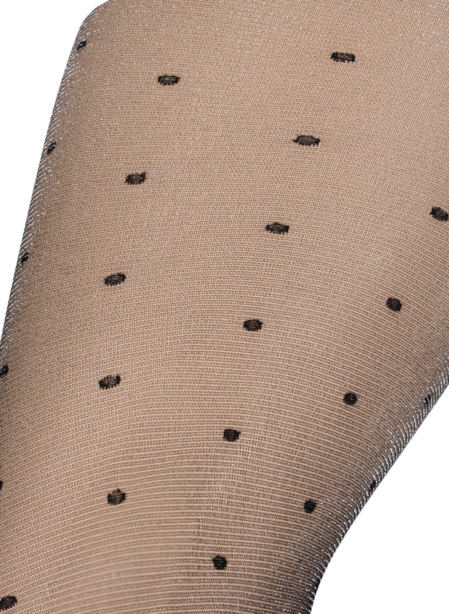 Zizzi Tights i 30 denier med prikker, Black, Packshot image number 2