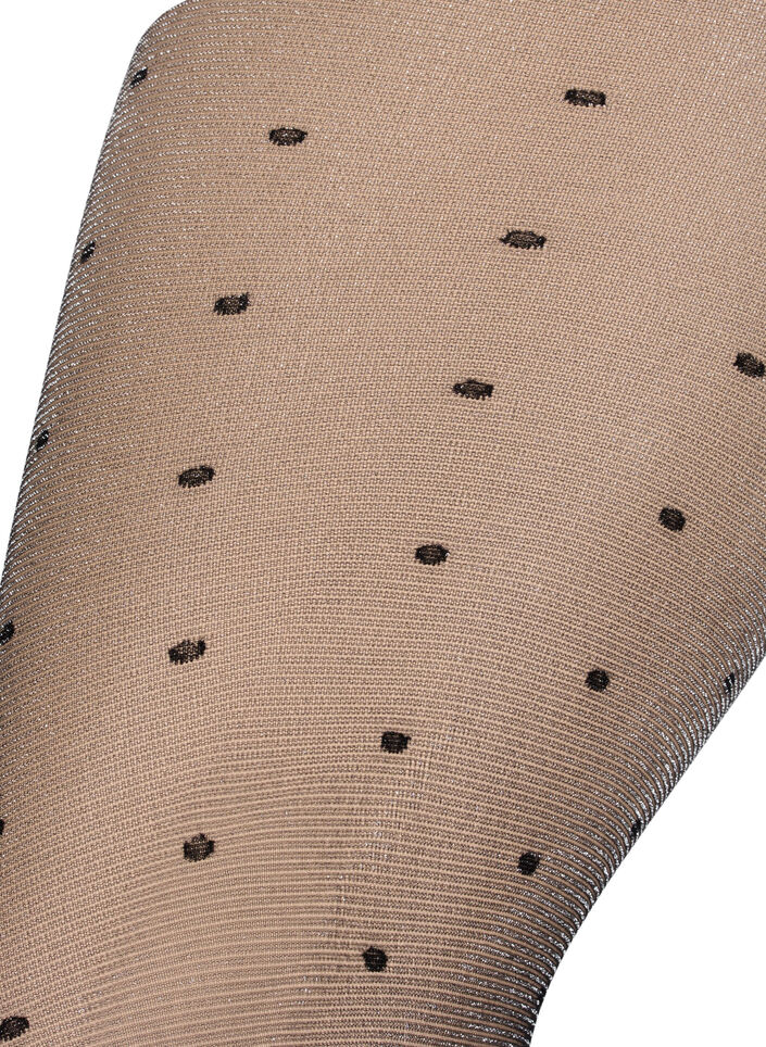 Tights i 30 denier med prikker, Black, Packshot image number 2