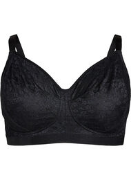 Bøylefri bh med blonder, Black