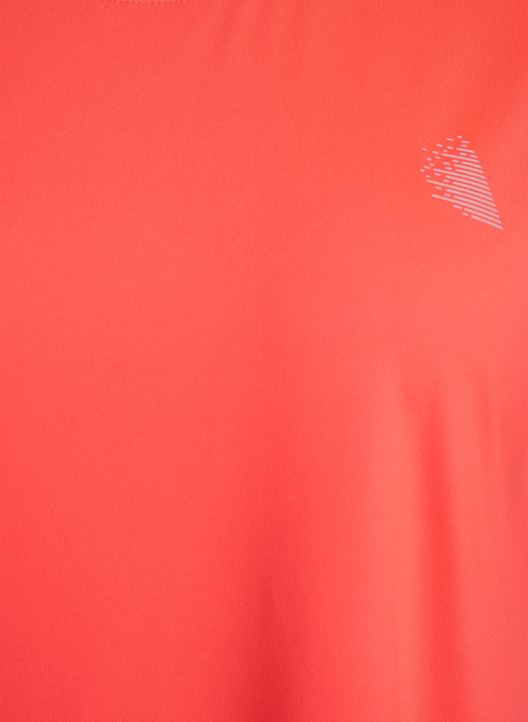 ZizziEnsfarget trenings-T-skjorte, Orange, Packshot image number 2