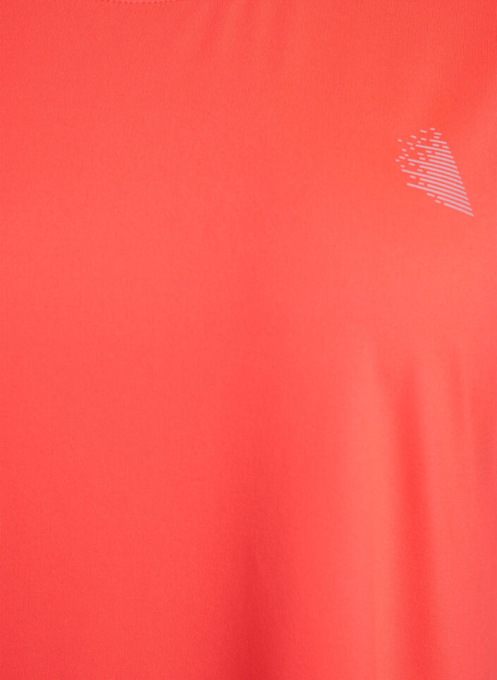Ensfarget trenings-T-skjorte, Orange, Packshot image number 2