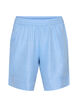 Shorts med lommer og h&oslash;y midje, Bl&aring;, Packshot image number 0