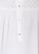 Bluse i bomullsmuslin med broderie anglaise, Hvit, Packshot image number 2