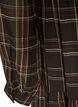 Checket midikjole med etasjeskj&oslash;rt, Brun, Packshot image number 3