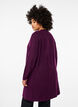 Lang cardigan med lommer, Potent Purple Mel., Model image number 1
