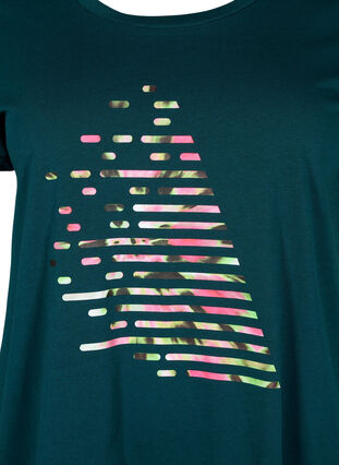 T-skjorte til trening med trykk, Ponderosa Pine w. A, Packshot image number 2