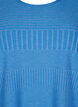 Bluse med 3/4-ermer og stripemønster, Princess Blue Mel., Packshot image number 2