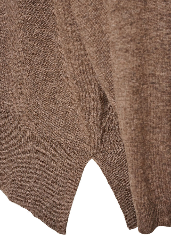 Poologenser med l&oslash;s passform, Brun, Packshot image number 3