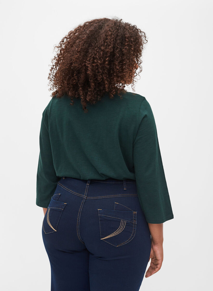 Bomullsgenser med 3/4-ermer, Scarab, Model image number 1