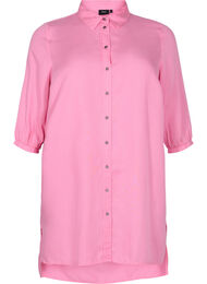 Lang skjorte med 3/4-ermer i lyocell (TENCEL™), Rosebloom
