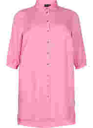 Lang skjorte med 3/4-ermer i lyocell (TENCEL™), Rosebloom