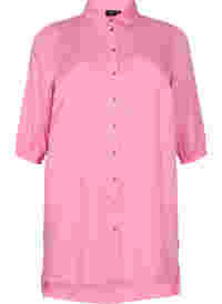 Lang skjorte med 3/4-ermer i lyocell (TENCEL™)