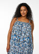 Midi slip-kjole i viskose, Svart, Model image number 2