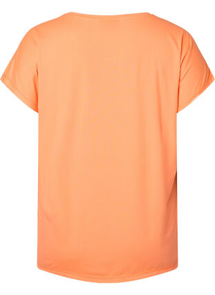 Kortermet trenings T-skjorte, Neon Orange, Packshot image number 1