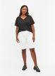 Tettsittende shorts med baklommer, White, Model image number 3