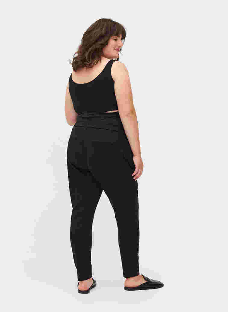 Maddison bukser til gravide med glidelås, Black, Model image number 1
