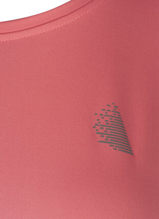 Ensfarget t-skjorte til trening, Pink icing, Packshot image number 3