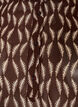 Bluse med heldekkende trykk og kort knappestolpe, Brun, Packshot image number 2