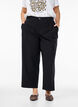 Culotte-bukser i blandet stoff, Svart, Model image number 2