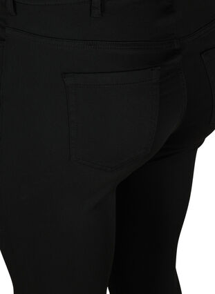 Stay black Amy jeans med høyt liv, Black, Packshot image number 3