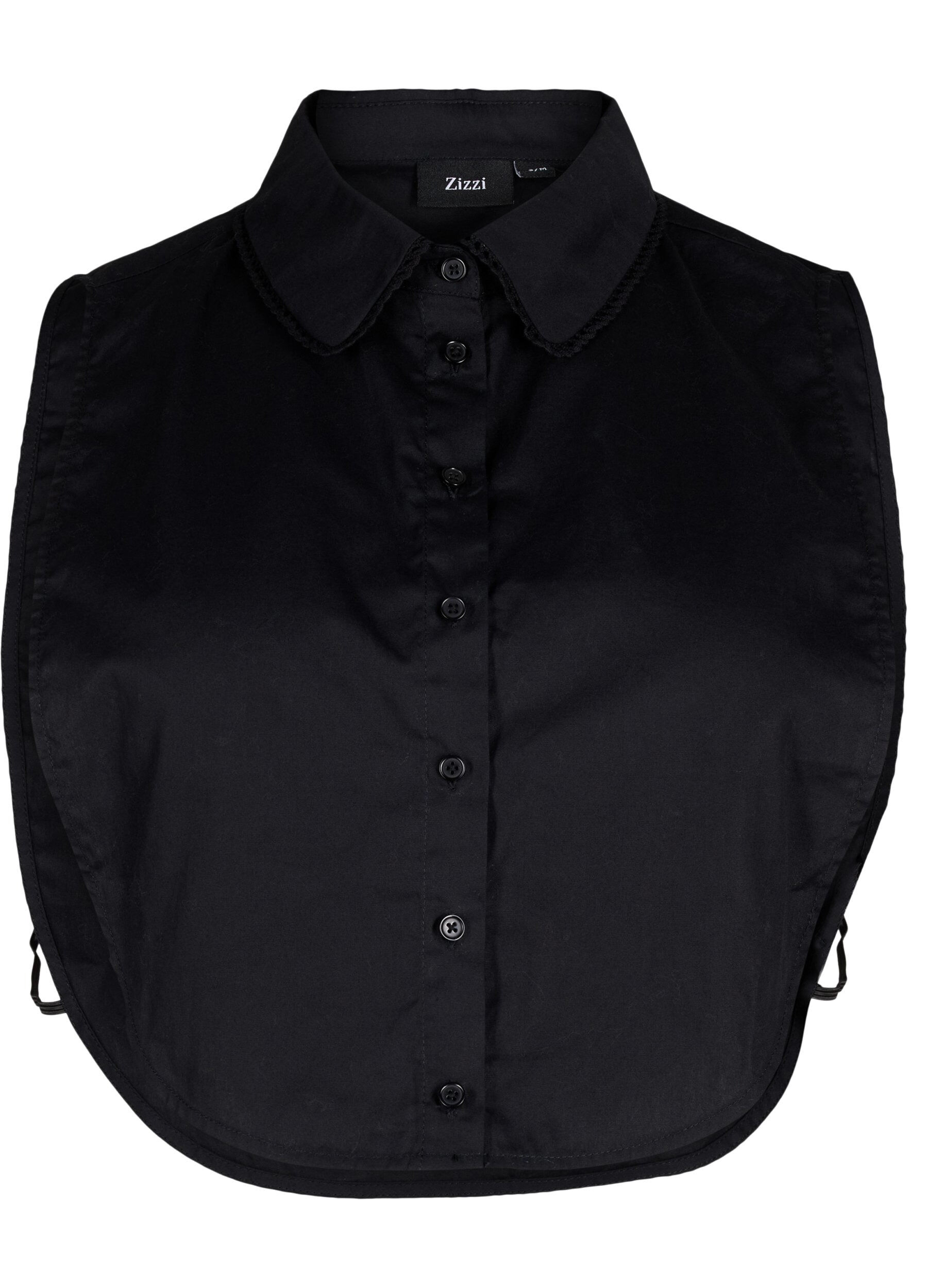 Zizzi Krage med blondeb&aring;nd, Black, Packshot image number 0