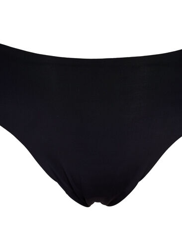 Sømløs g-streng, 2 stk., Black, Packshot image number 3