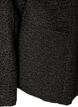 Loose fit cardigan med lommer, Svart, Packshot image number 3